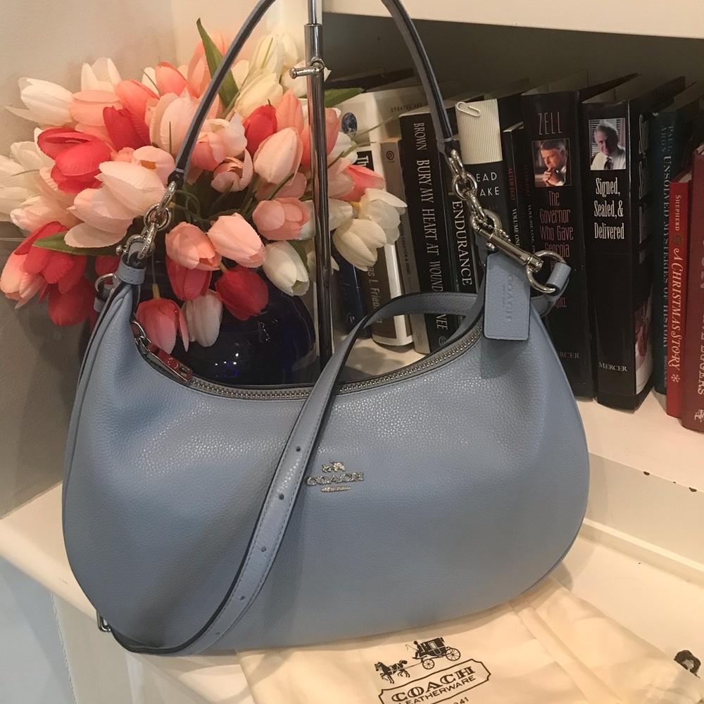 COACH Harley East/West Hobo (Blue)